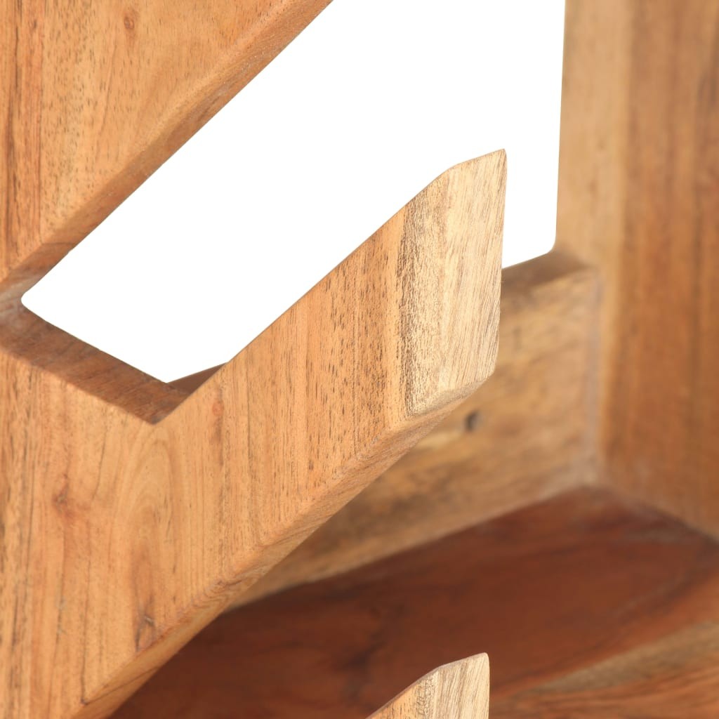 Wall Mounted Skateboard Holder 25x20x30 cm Solid Acacia Wood